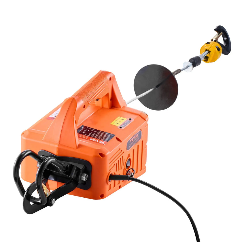 VEVOR 3-in-1 Portable Electric Hoist Winch 1100LBS Wired/Wireless Remote Control