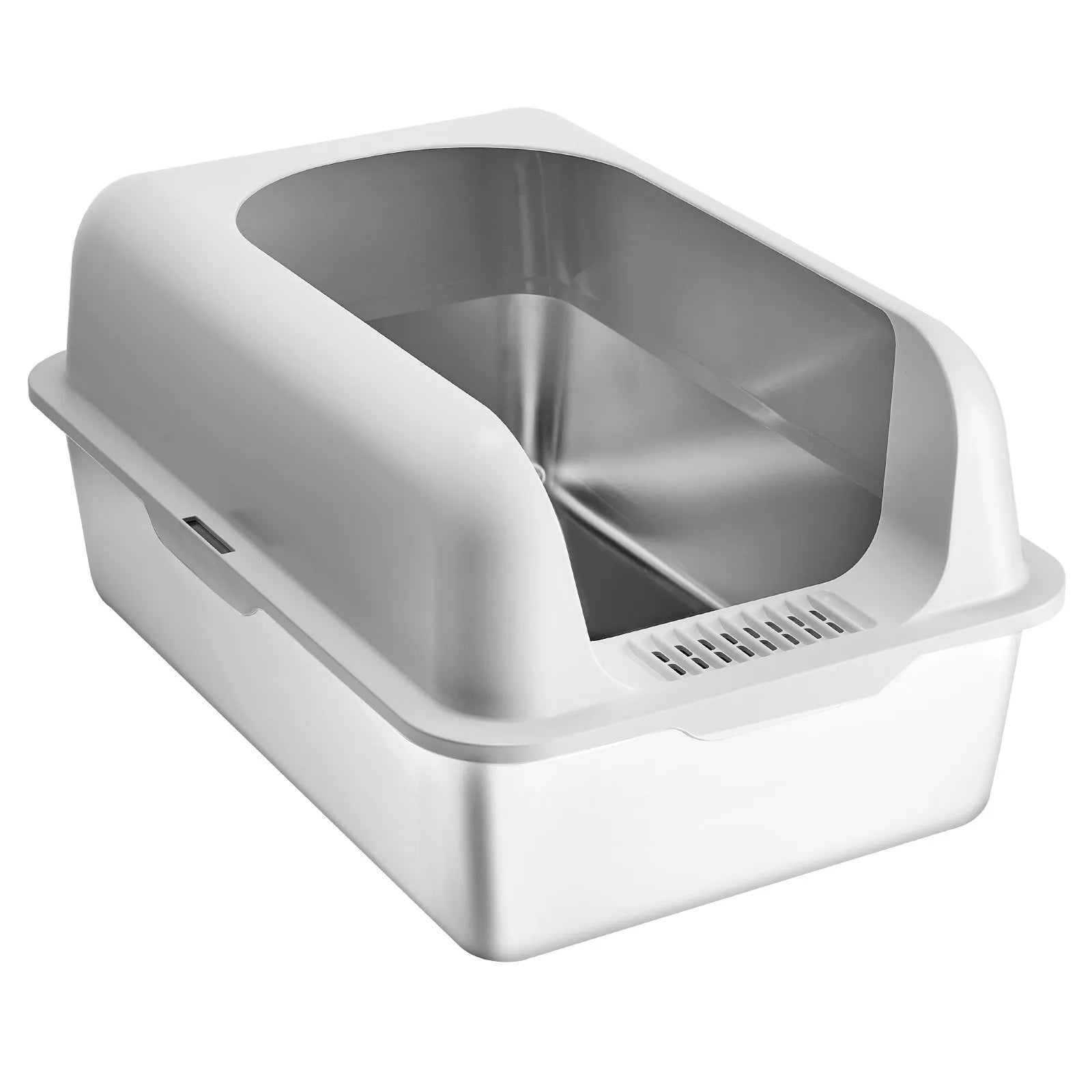 VEVOR 6 in Deep Cat Litter Box Odor-Free Litter Box with Filtering Foot Board