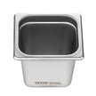VEVOR 6 Pack Hotel Pans, 1/6  Size Anti-Jam Steam Pan, 0.8mm Thick Stainless Steel Restaurant Steam Table Pan, 6-Inch Deep Commercial Table Pan, Catering Storage Food Pan, for Industrial & Scientific