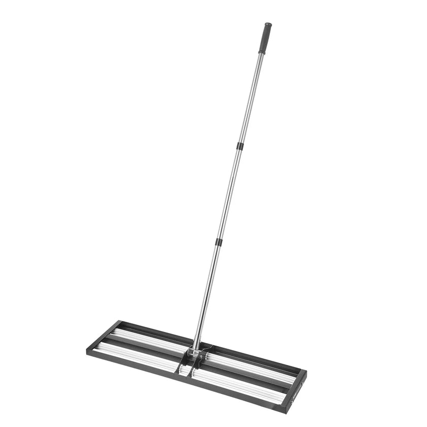 VEVOR 36x10in Lawn Leveling Rake with 83.9 in Adjustable Handle for Yard Garden
