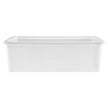 VEVOR 33in Farmhouse Sink Topmount Undermount Kitchen Single Bowl Basin Fireclay