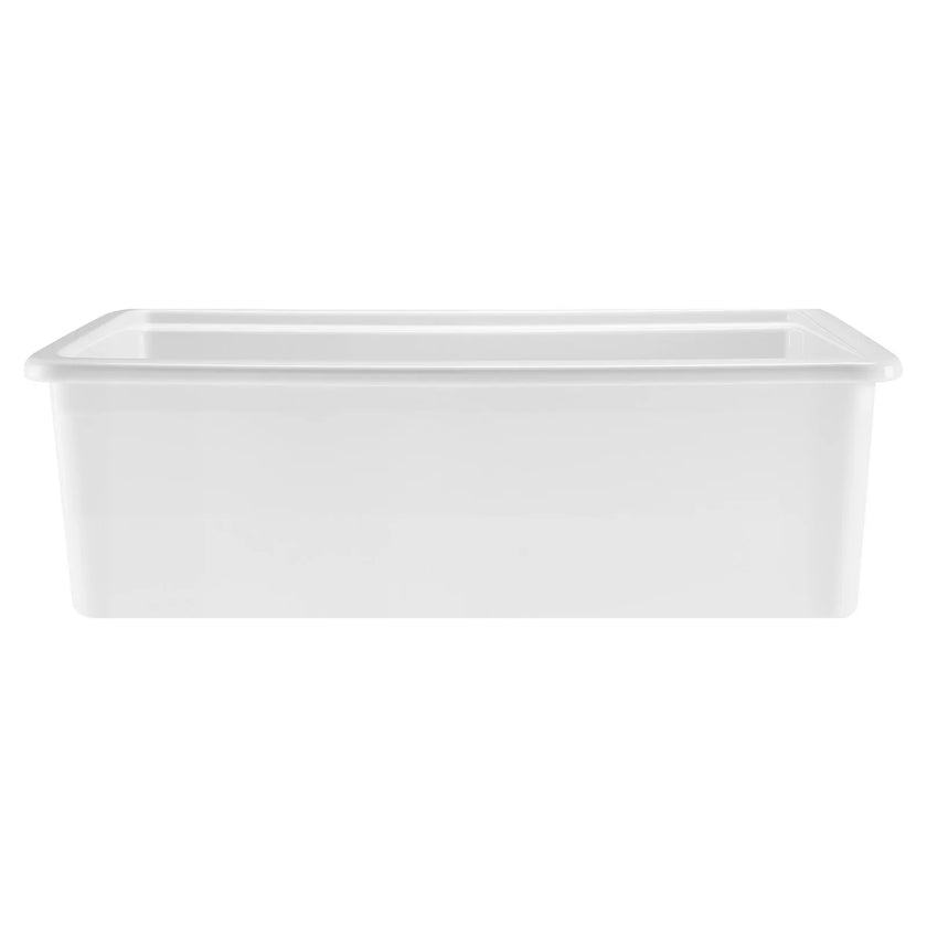 VEVOR 33in Farmhouse Sink Topmount Undermount Kitchen Single Bowl Basin Fireclay