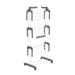 VEVOR 4-Tier Foldable Clothes Drying Rack with 24 Drying Poles and 4 Castors