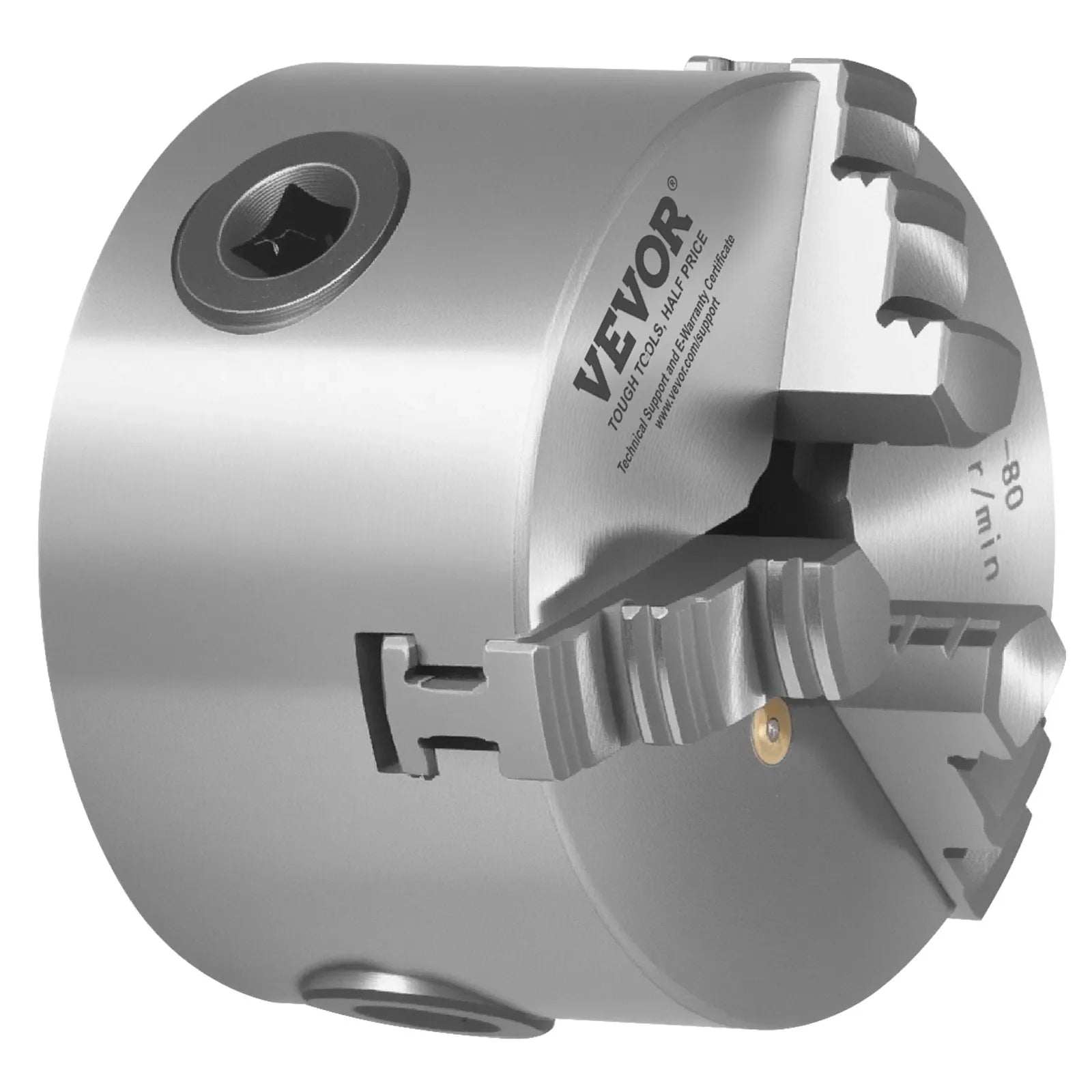 VEVOR 3 Inch 3-Jaw Self-Centering Lathe Chuck for Lathe Drilling Milling Machine