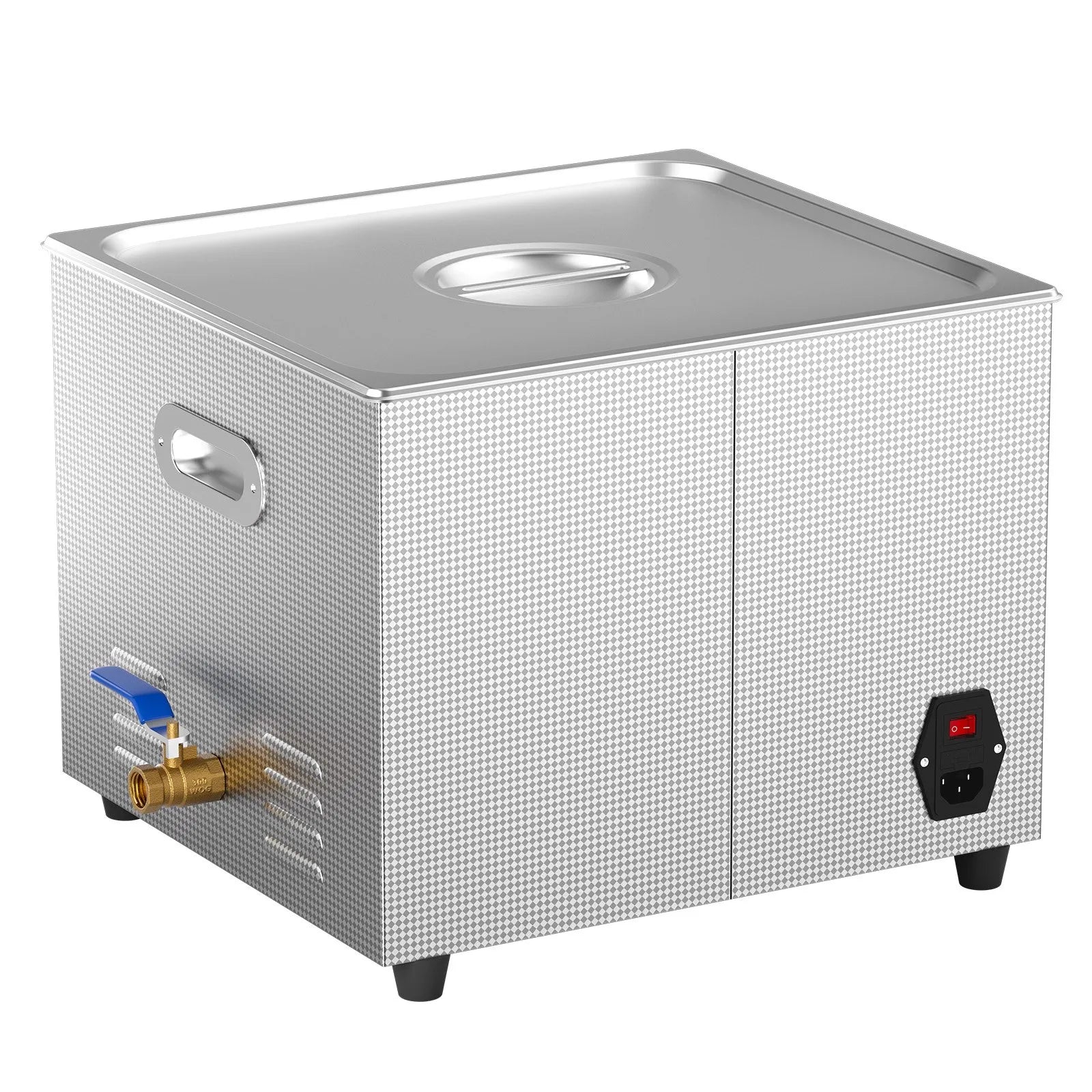 VEVOR 15L Ultrasonic Cleaner with Digital Timer&Heater Professional Ultrasonic Cleaner 40kHz Advanced Ultrasonic Cleaner 110V for Wrench Screwdriver Repairing Tools Industrial Parts Mental Cleaning