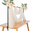VEVOR 2Pcs Over The Table Rod Stand Arch Frame 28-98 in L Adjustable Clamp Décor
