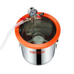 VEVOR 3.5CFM Single Stage Vacuum Pump 3 Gallon Stainless Steel Degassing Chamber