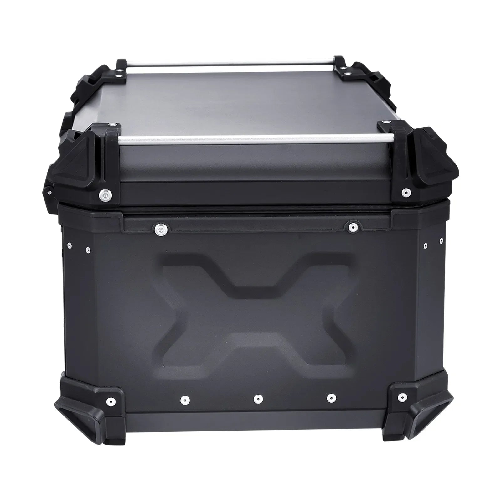 VEVOR 65L Motorcycle Top Case Universal Motorbike Tail Box with Leather Lining