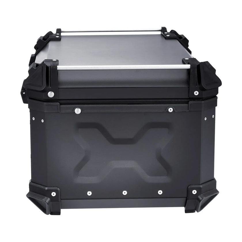 VEVOR 65L Motorcycle Top Case Universal Motorbike Tail Box with Leather Lining
