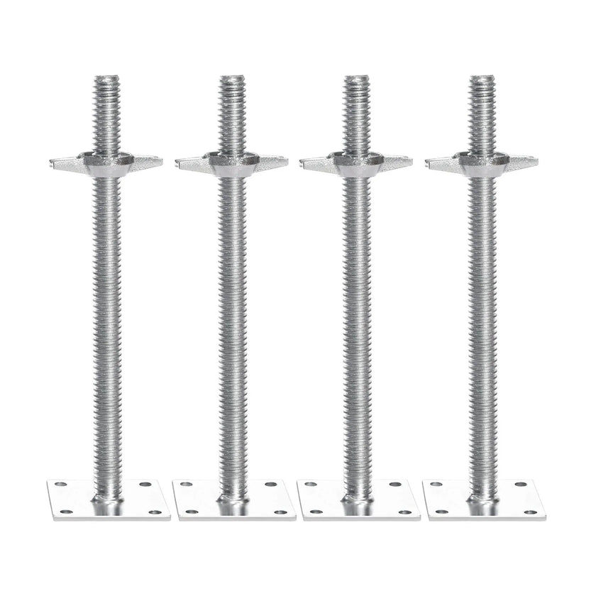 VEVOR 4-Pack Adjustable Leveling Jacks Solid Screw for Baker-Style Scaffolding