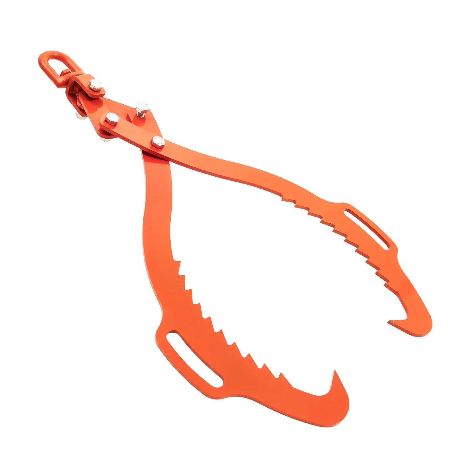 VEVOR 32in Log Lifting Tongs 2 Claw Solid Steel Log Grapple Swivel Log Tools