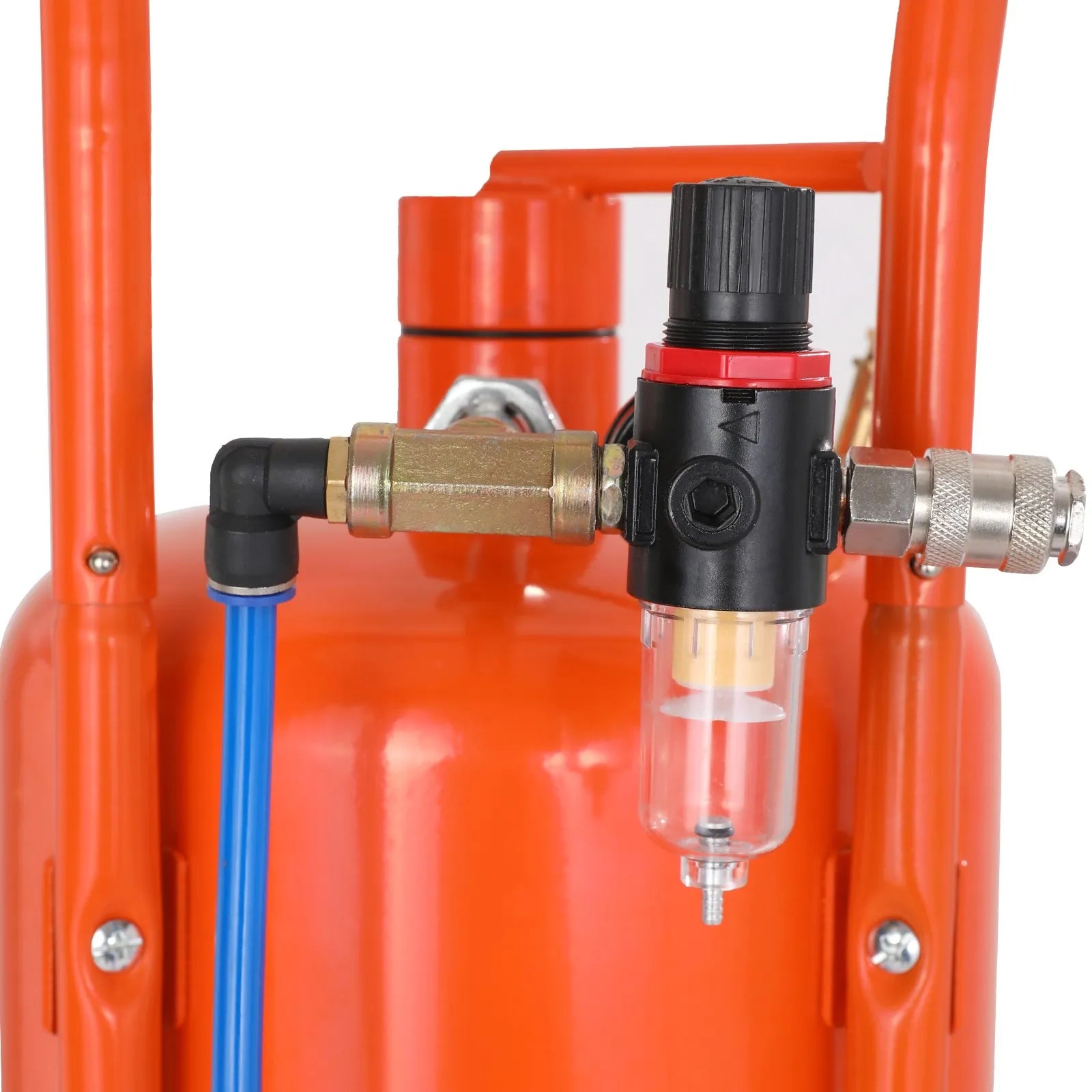 VEVOR 5 Gallon Sand Blaster, 60-110 PSI High Pressure Sandblaster, Portable Abrasive Blasting Tank, Air Sand Blasting Kit with 4 Ceramic Nozzles and Oil-Water Separator for Paint, Stain, Rust Removal