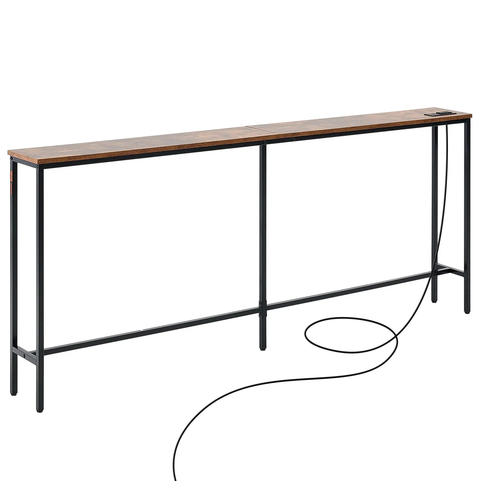 VEVOR Narrow Console Sofa Table Couch Table 70.9” for Entryway & Living Room