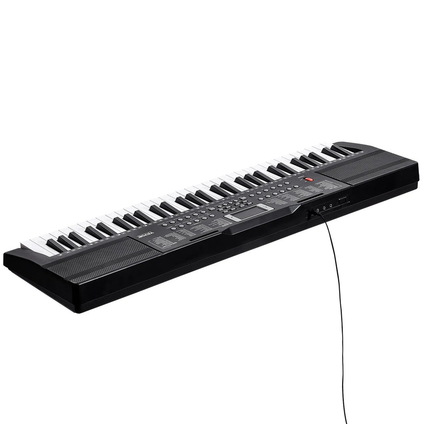 VEVOR 61 Key Digital Keyboard Piano Electric Portable 200 Tones 200 Rhythms