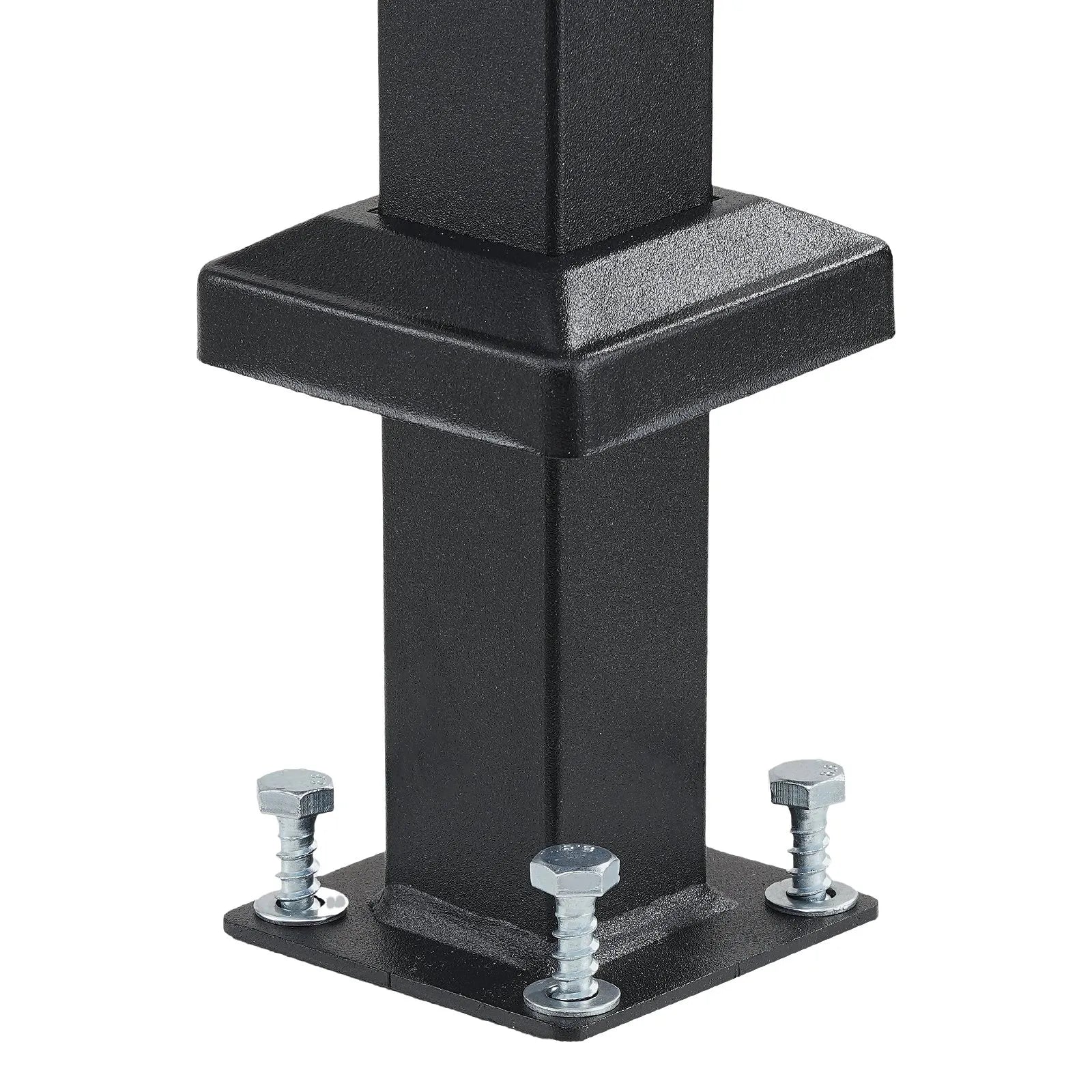 VEVOR 5-6 Handrails for Outdoor for Seniors Porch Deck Black Square Tube Steel
