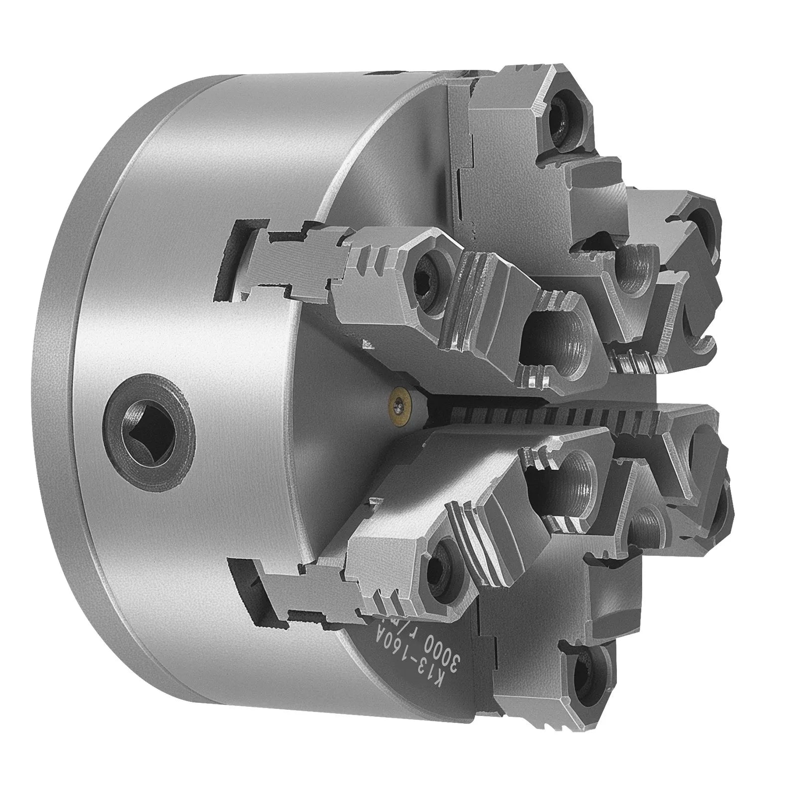 VEVOR 6 in 6-Jaw Self-Centering Lathe Chuck with D1-4 Cam Lock Backing Plate