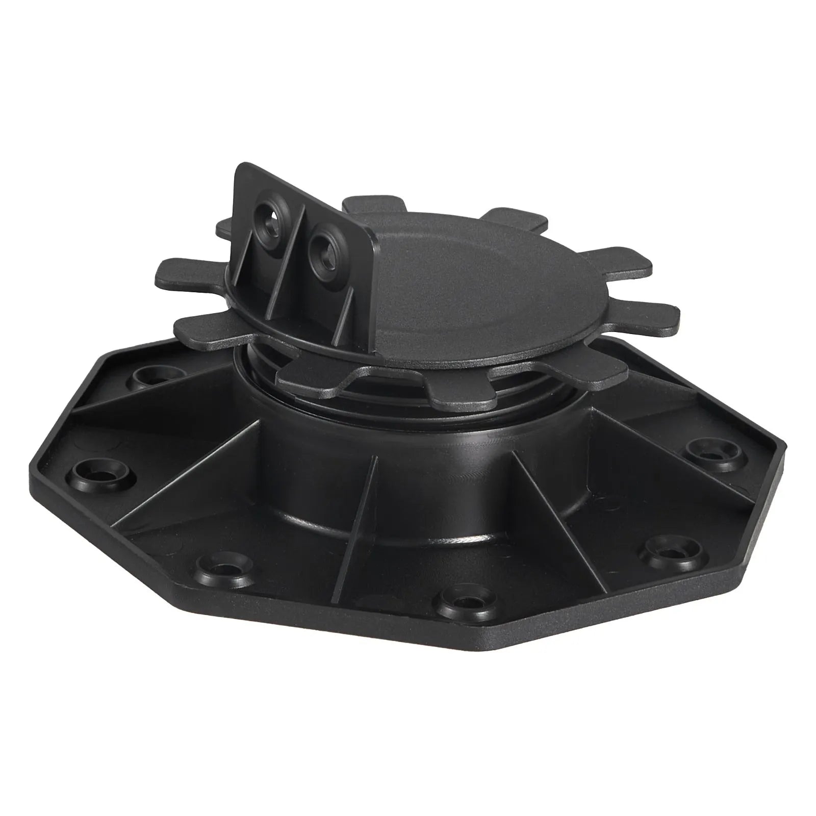 VEVOR 12 Pcs Adjustable Deck Support Pedestal Deck Foundation Base 1.18-2.36 in