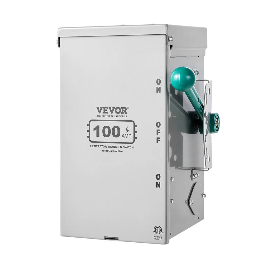 VEVOR 100A Generator Transfer Switch 24000W Manual Transfer Switch 120/240V