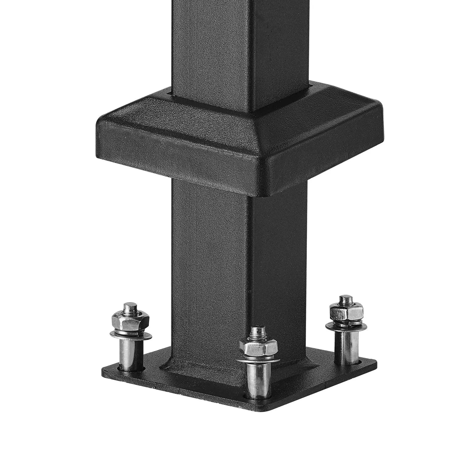 VEVOR 1-2 Step Handrails for Outdoor for Seniors Porch Deck Retro Arch Black