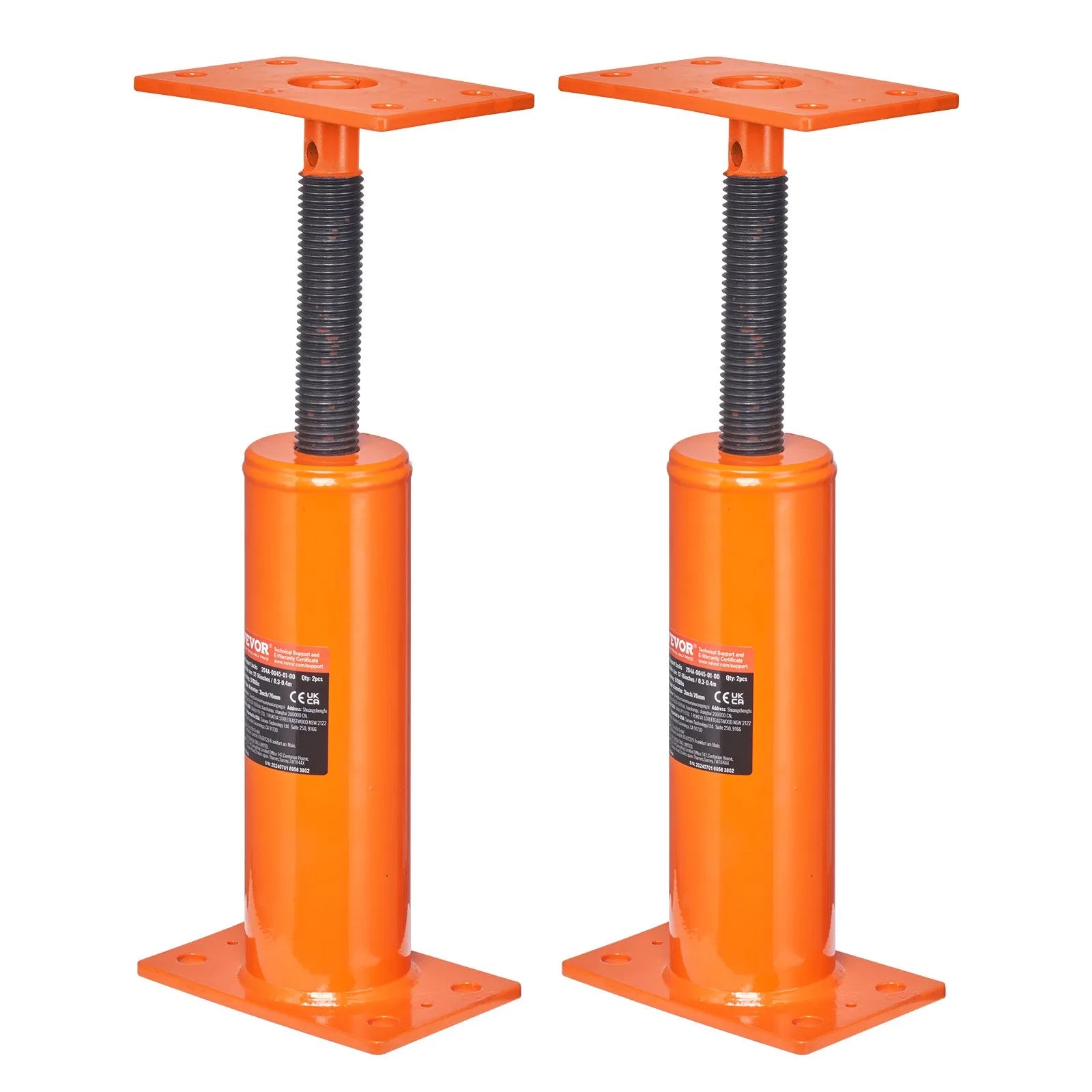VEVOR 2PCS Adjustable Floor Jack Post House Floor Leveling Lift 12