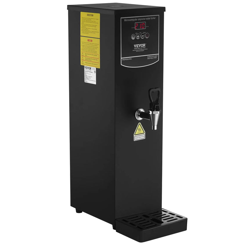 VEVOR 15L Commercial Water Boiler Electric Hot Water Dispenser Stainless Steel