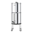 VEVOR 2.25G Gravity-fed Water Filter Countertop System Stainless Steel 4 Filters