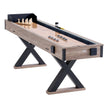 VEVOR 9 ft LED Shuffleboard Table 2 in 1 Shuffleboard and Bowling Combo Game Set