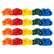 VEVOR 25 Rock Climbing Holds Climbing Rocks with Knotted Rope Handles Hardware