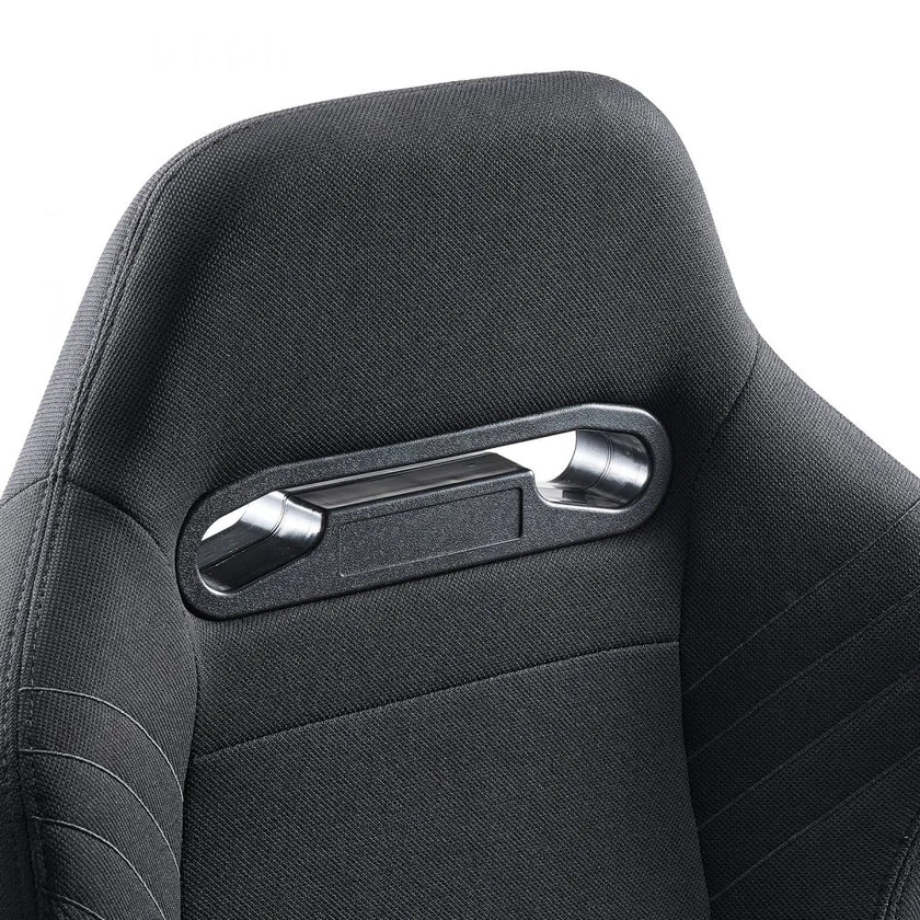 VEVOR 2 Set Racing Seat Adjustable Racing Chair with Polyester Fabric & Slider