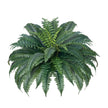 VEVOR 2Pcs Artificial Boston Ferns Plastic Fern 50 Branches Indoor Outdoor Decor