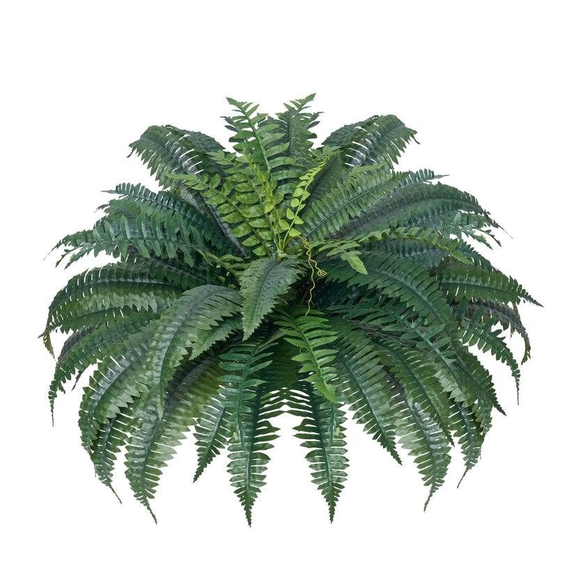 VEVOR 2Pcs Artificial Boston Ferns Plastic Fern 50 Branches Indoor Outdoor Decor