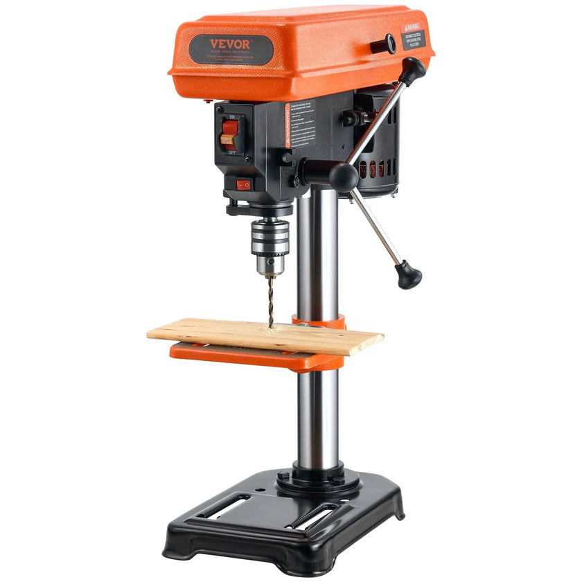 VEVOR 8 in Benchtop Drill Press Tabletop Drilling Machine 750-3200RPM Adjustable