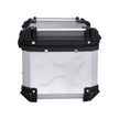 VEVOR 45L Motorcycle Top Case Universal Motorbike Tail Box with Leather Lining