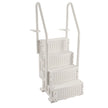 VEVOR 4-Step White Pool Ladder of 2 Handrails Supports 400 lb for 48-54 In Pools