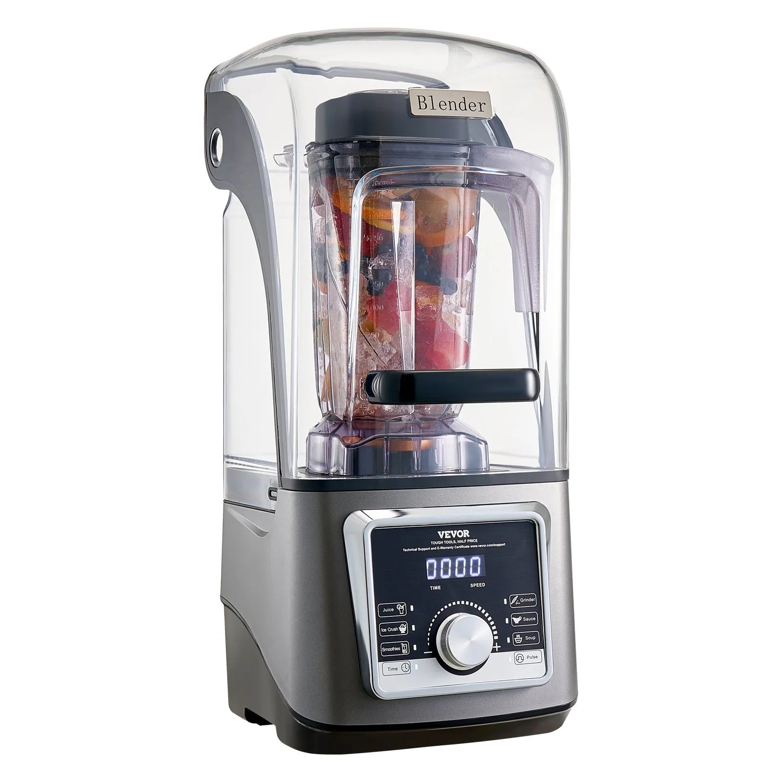 VEVOR 85 oz 1400W Blender for Smoothies Food Processing Blender for Kitchen