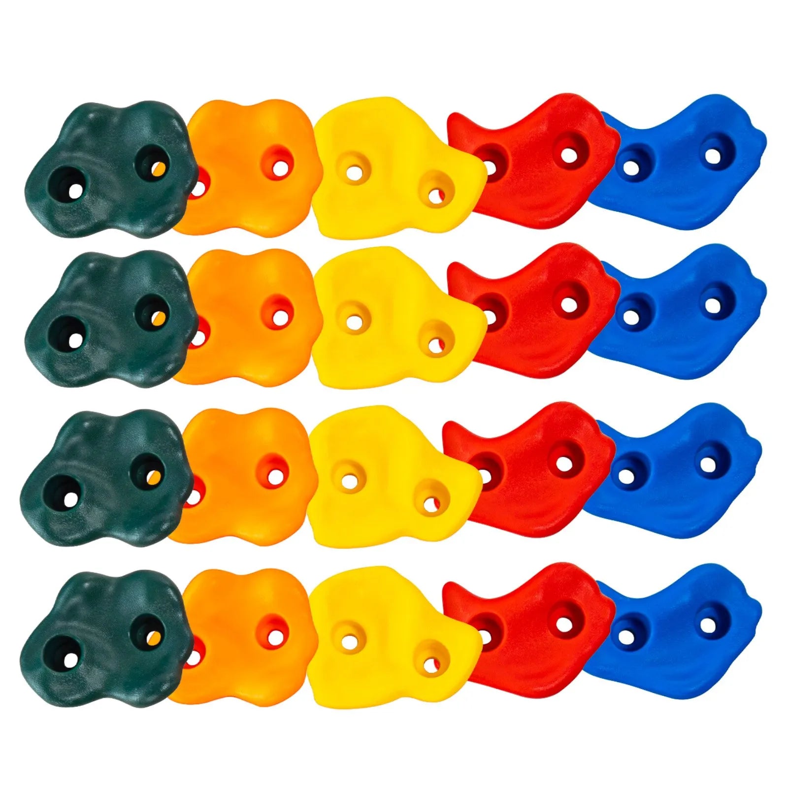 VEVOR 25 Rock Climbing Holds Climbing Rocks Rock Wall Holds Grip Indoor/Outdoor