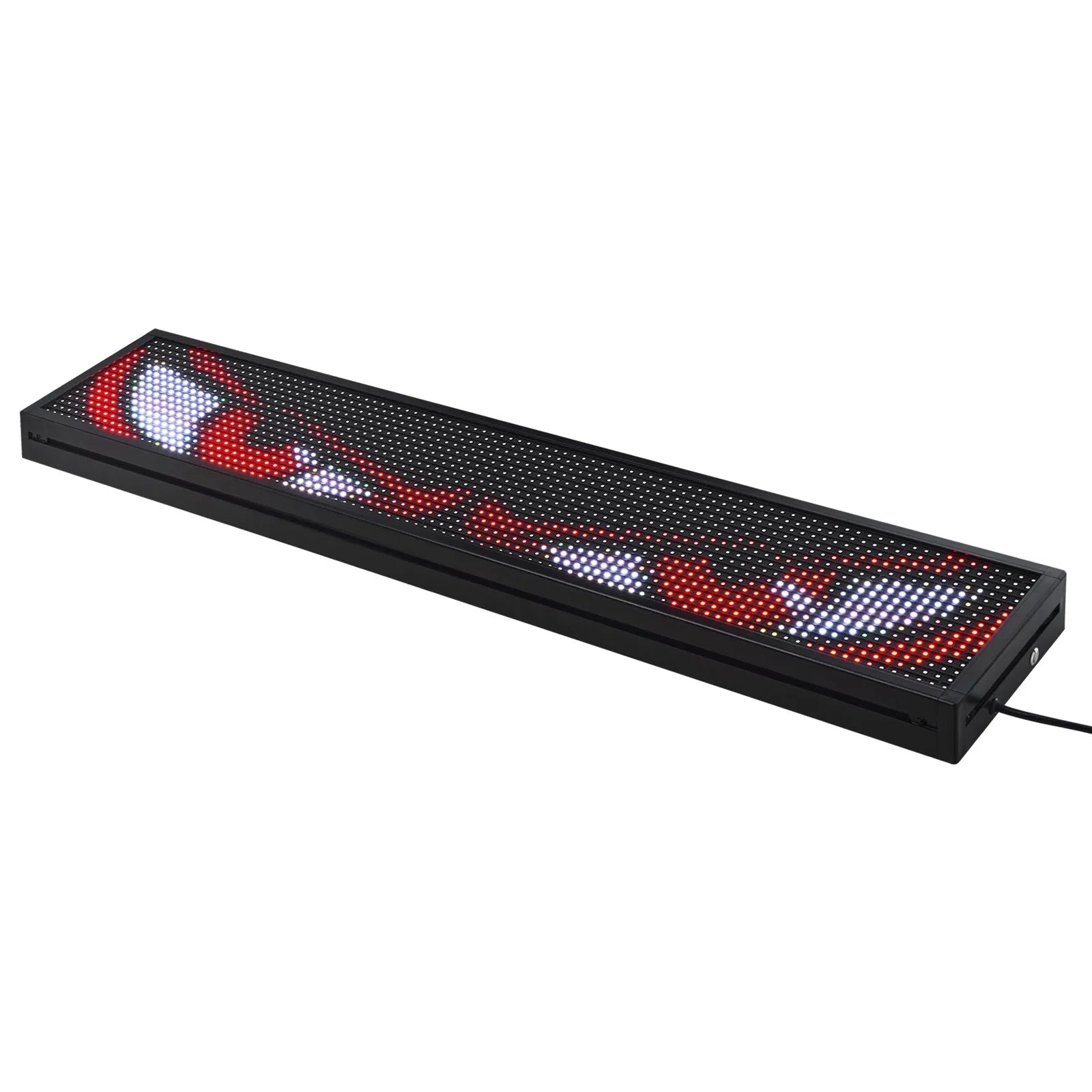 VEVOR 40x8in Programmable LED Sign Digital Scrolling Display Board P10 Fullcolor