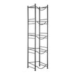 VEVOR 5 Tiers Water Jug Holder Single Row Water Bottle Rack for 5 Bottles Black