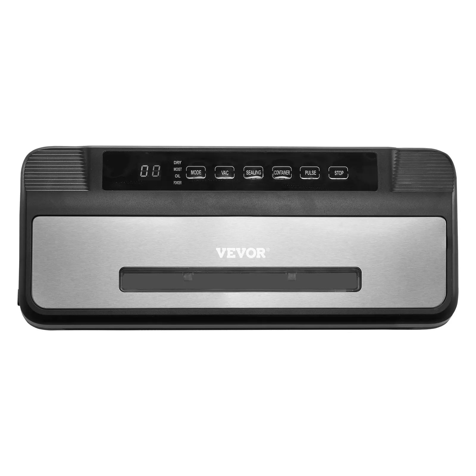 VEVOR 7-in-1 Vacuum Sealer Machine Compact Automatic Food Saver 120W Bags & Roll