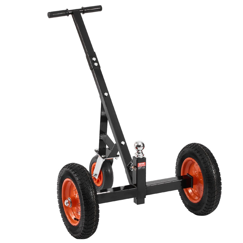 1000lbs Trailer Dolly 16.7 and 22 in Adjustable Height 2 in Ball 14 in Tires