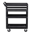 VEVOR 5-Tier Tool Cart on Wheels 400 lb Rolling Work Cart with Drawer & Pegboard