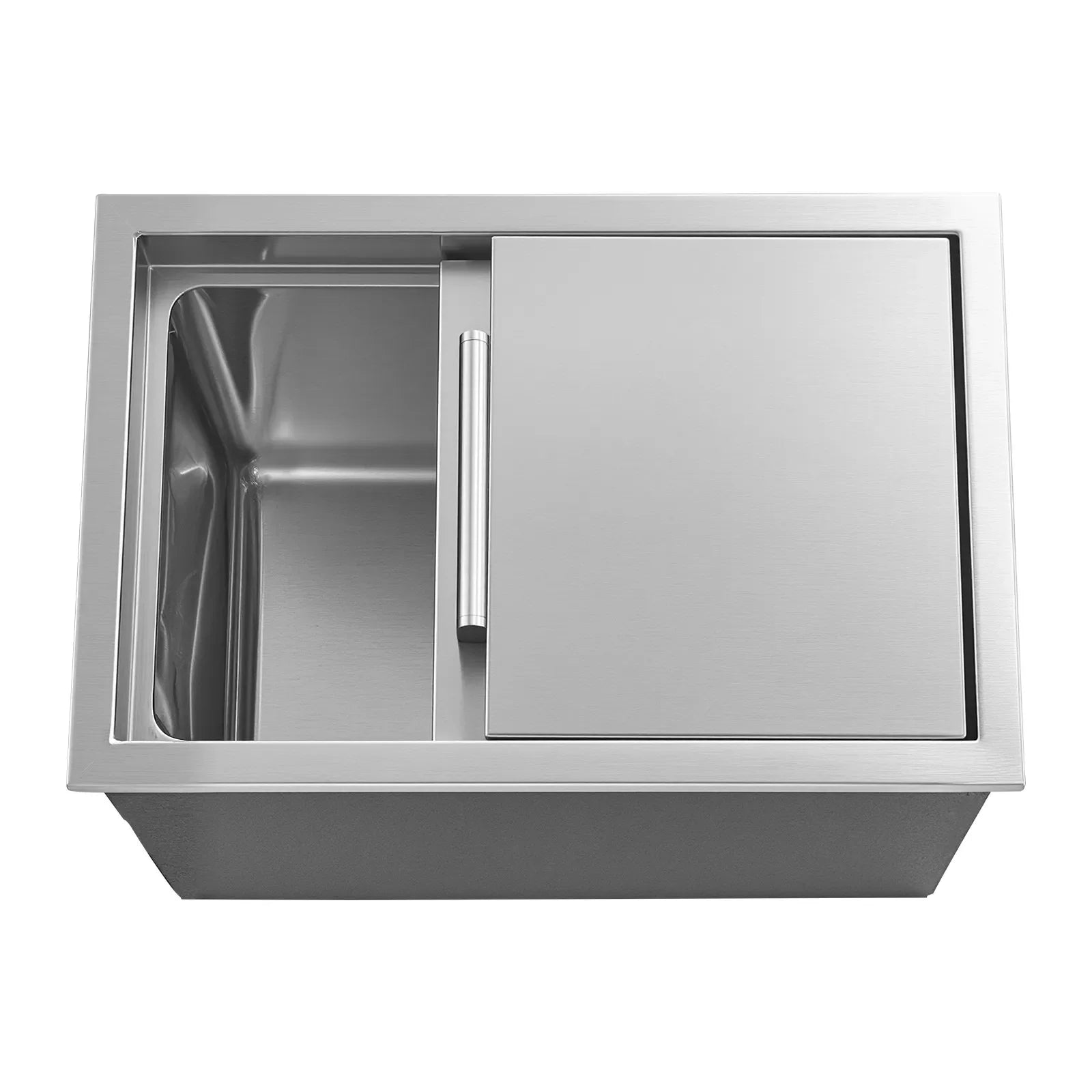VEVOR 28.6 Qt Drop in Ice Chest Ice Cooler Ice Bin Stainless Steel 18
