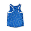Kids' Bamboo Racerback Tank | Blue Smilies