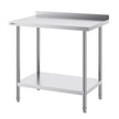VEVOR 24 x 36 x 36 Inch Stainless Steel Work Table, Commercial Food Prep Worktable Heavy Duty Prep Worktable, Metal Work Table with Adjustable Height for Restaurant, Home and Hotel