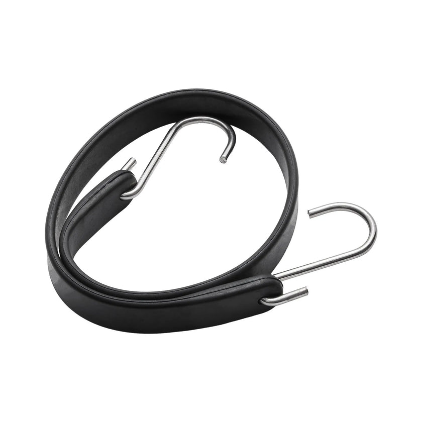 VEVOR 50 Pcs Flat Bungee Cord Set 19.8 mm Heavy Duty Bungee Straps with S-Hook