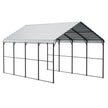 VEVOR 12' x 20' Metal Carport Heavy Duty Outdoor Car Shelter Garage for Boats
