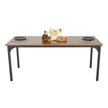 VEVOR 71in Rectangle Dining Table Wood Kitchen Table for 6-8 Person (Only Table)