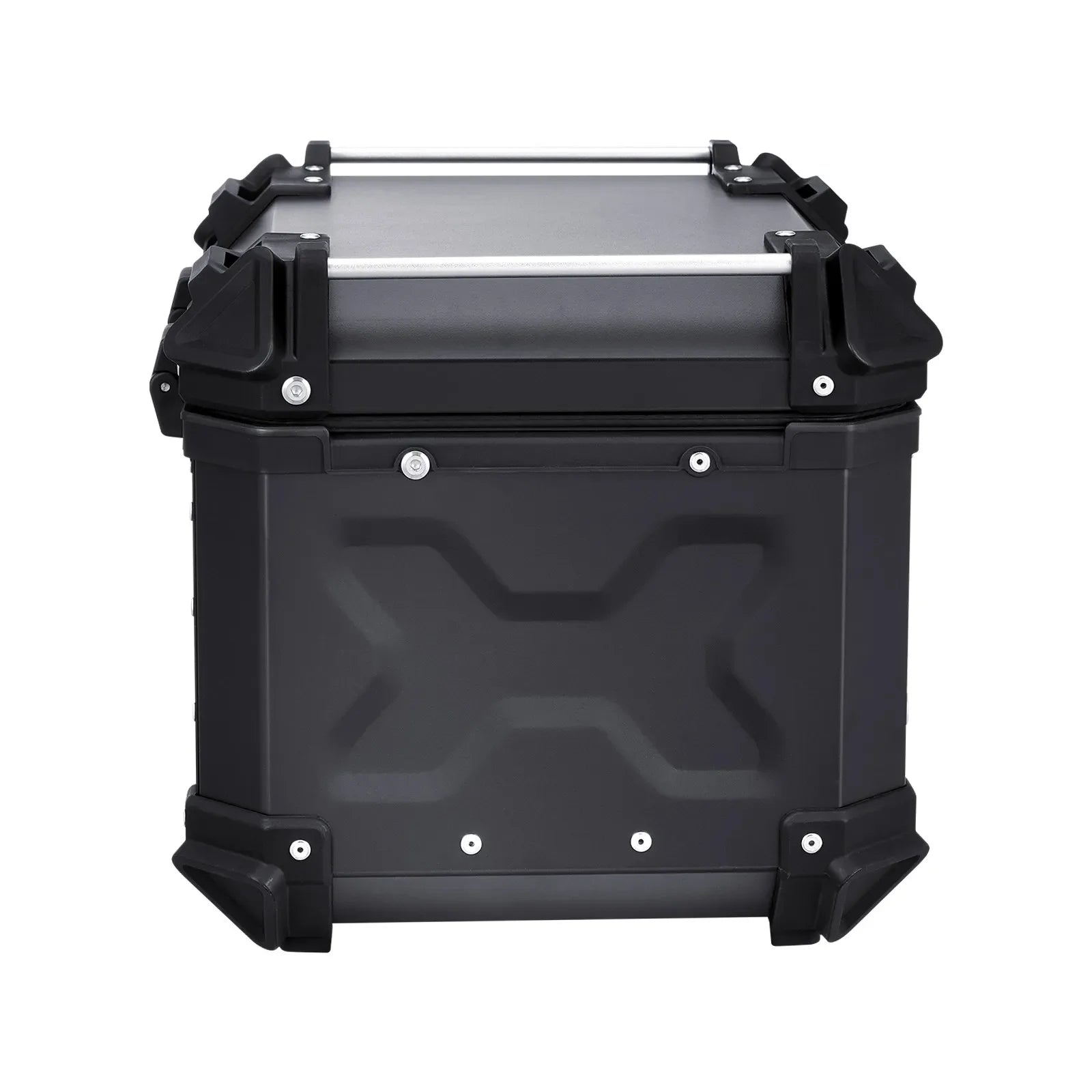 VEVOR 55L Motorcycle Top Case Universal Motorbike Tail Box with Leather Lining