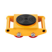 VEVOR 4PCS Machinery Skate Dolly, 17637LBS/8T Industrial Machinery Mover, Heavy Duty Carbon Steel Machinery Moving Skate with 4 PU Wheels and 360° Rotation Non-Slip Cap for Warehouse Workshop Factory