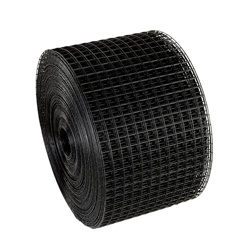 VEVOR 8 inch x 100ft Solar Panel Bird Guard, Critter Guard Roll Kit with 70pcs Stainless Steel Fasteners, Solar Panel Guard with Rust-proof PVC Coating, 1/2 inch Wire Roll Mesh